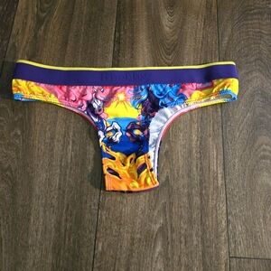 New Knobby colorful hippy graphic panties Australian sz 8